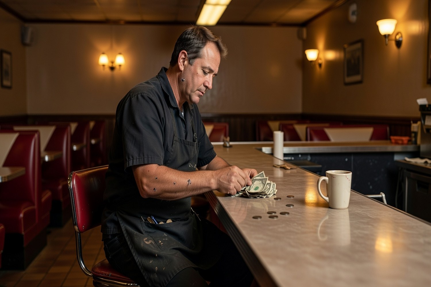 Restaurant server counting tips eligible for the new 2026 tax changes tips deduction