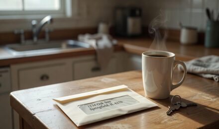 Official student loan default garnishment notice letter on a kitchen counter representing 2026 federal collection changes