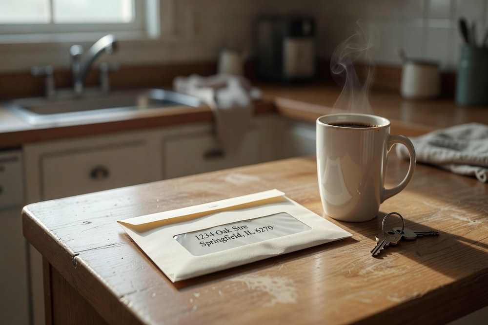 Official student loan default garnishment notice letter on a kitchen counter representing 2026 federal collection changes